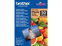 BROTHER Glättat fotopapper, 10 x 15 cm, 260 g/m2, 50 ark