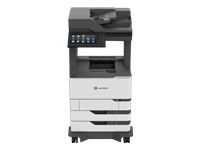 LEXMARK MX822ade - Multifunktionsskrivare - svartvit - laser - 215.9 x 355.6 mm (original) - A4/Legal (media) - upp till 52 sidor/minut (kopiering) - upp till 52 sidor/minut (utskrift) - 1200 ark - 33.6 Kbps 