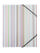 Bünger 3-klap elastikmappe A4, karton, Ocean