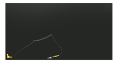 DELTACO VK-64 ESD Måtte 700x500mm, Sort, inkl. Grunder kabel