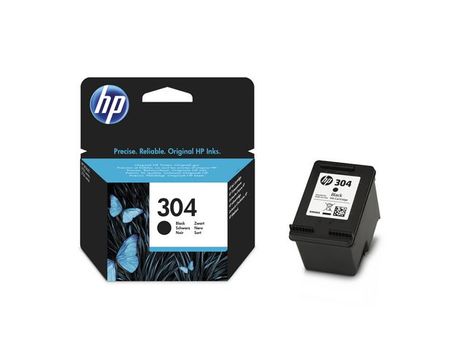 HP 304 - Black - original - ink cartridge - for AMP 130, Deskjet 26XX, 37XX, ENVY 50XX (N9K06AE#UUS)