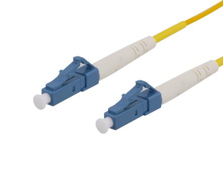 DELTACO OS2 fiber cable LC - LC, simplex, singlemode,  UPC, 9/125, 8m (LCLC-8S-SI)