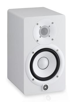 YAMAHA 2-way bass-reflex bi-amplified studio monitor 5inch cone woofer and 1inch dome tweeter White version (HS5W)