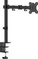 VISION Monitor Desk Post Mount - LIFETIME WARRANTY - fits display 13-32" with VESA sizes 75 x 75 or 100 x 100 - 2-part arm - rotate - quick-release - swivel and tilt - clamp or grommet - post height 440 mm /