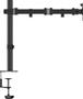 VISION Fits display 13-32" with vesa sizes 75 x 75 or 100 x 100 - 2 part arm - rotate - quick-release - swivel and tilt - clamp or grommet - post height 440 mm - max reach 460 mm - SWL 8 kg - matt black (VFM-DP2B)