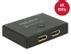 DELOCK Displayport 2 - 1 Switch bidirectional 4K 60 Hz