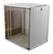 DELTACO 19” cabinet, 12U, 540x450mm,  standing or wall mount, glass door