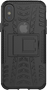 DELTACO Dazzler Cover til iPhone X, Sort, stødabsorberende, udskæringer til varme