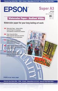 EPSON WATERCOLOUR WHITE PAPER A3 WATERCOLOUR PAPER NS (C13S041352)