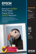 EPSON n Media, Media, Sheet paper, Premium Glossy Photo Paper, Office - Photo Paper, Home - Photo Paper, Photo, A4, 210 mm x 297 mm, 255 g/m2, 50 Sheets, Singlepack (C13S041624)