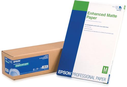 EPSON Enhanced Matte Paper Roll 24"x100  (C13S041595)