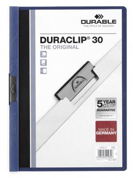 DURABLE Universalmappe duraclip® 30 blå a4 (2200-07)