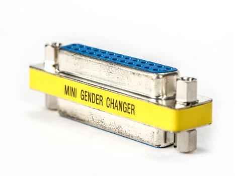 Vertiv DB25F to DB25F gender changer (CON0092)