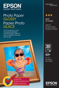 Epson Photo Paper Glossy - A3+ - 20 Ark - 200 g/m² (C13S042535)