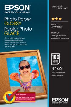 EPSON Photo Paper Glossy 10x15cm 100 sheet (C13S042548)