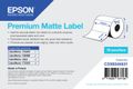 EPSON Premium - Pregeskårne matte etiketter - 102 x 51 mm - 650 etikett(er) ( 1 rull(er) x 650 ) - for TM-C3400-LT,  TM C3400, C3400 SecurColor,  C3400BK, C3400E, C3400U, C3500