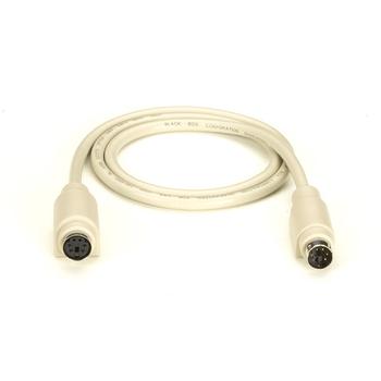 BLACK BOX 6 PIN MINI DIN CABLE MF 10FT (EVMPS03-0010-MF)