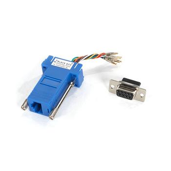 BLACK BOX COLOURED MODULAR ADAPTERS - BLUE, RJ-45 F/DB9 F (FA4509F-BL)