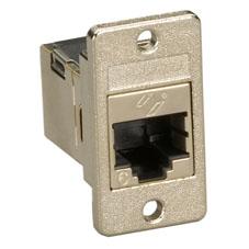 BLACK BOX PANEL MOUNT CAT6 COUPLER (FMT1021)