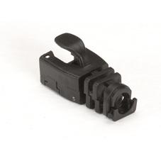 BLACK BOX SNAP-ON PATCH CABLE BOOTS - 50-PACK, BLACK (FMT718-SO-50PAK)