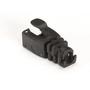 BLACK BOX SNAP-ON PATCH CABLE BOOTS - 50-PACK, BLACK