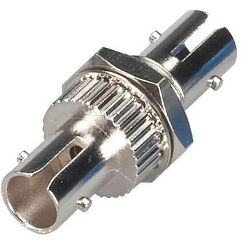 BLACK BOX SINGLEMODE COUPLINGS - ST-ST, SM SIMPLEX, 3/8" DIAMETER, METAL (FOT110)