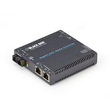 BLACK BOX POE+ 10/ 100/ 1000 MED CONV SM (LGC5212A)