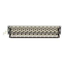 BLACK BOX CAT6A SHIELDED FEED-THROUGH PATCH PANELS - 48 PORT (C6AFP70S-48)