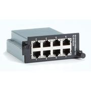 BLACK BOX (8) PORTS, 10/100/1000M RJ-45, SWITCH MODULE FOR SLOT 1-3