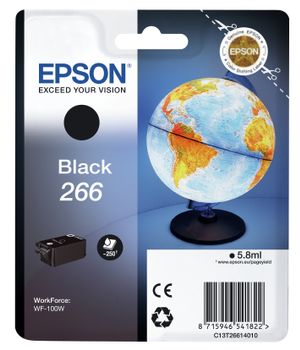 EPSON InkCart/ 266 Black f WF-100W (C13T26614010)