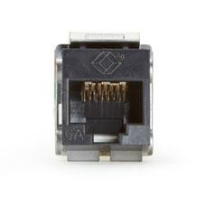 BLACK BOX GIGATRUE2 CAT6A JACKS - 1-PACK, BLACK (C6AJA70-BK)