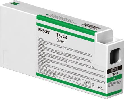 EPSON n Ink Cartridges,  UltraChrome HDX, Singlepack,  1 x 350.0 ml Green (C13T824B00)