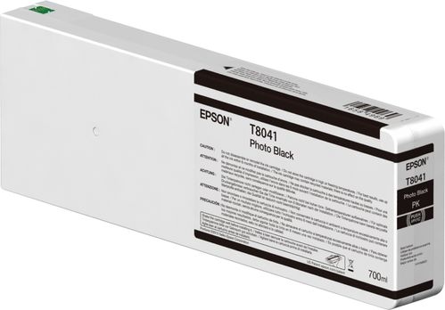EPSON n Ink Cartridges,  UltraChrome HDX, Singlepack,  1 x 700.0 ml Photo Black (C13T44J140)