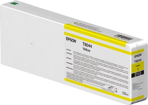 EPSON n Ink Cartridges,  UltraChrome HDX, Singlepack,  1 x 700.0 ml Yellow (C13T804400)