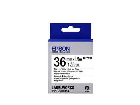 EPSON TAPE - LK7WB2 MAGNETIC BLK/ (C53S657002)