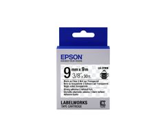 EPSON Label Cartridge Strong LK-3TBW Black/Clear 9mm (9m) NS