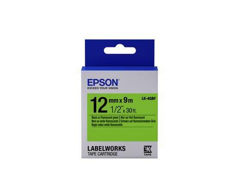 Epson LabelWorks LK-4GBF - merketape - 1 kassett(er) - Rull (1,2 cm x 9 m) (C53S654018)