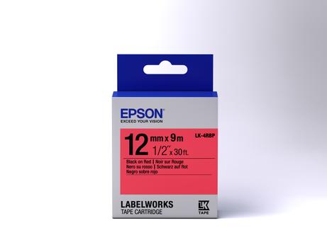 Epson LabelWorks LK-4RBP - merketape - 1 kassett(er) - Rull (1,2 cm x 9 m) (C53S654007)
