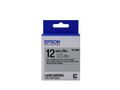 EPSON Metallic Tape - LK-4SBM Metallic Blk/Siv 12/9 (C53S654019)