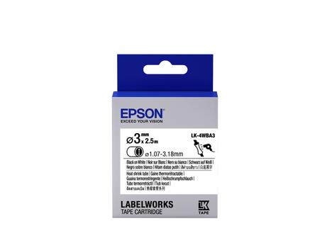 Epson LabelWorks LK-4WBA3 - slange - 1 rull(er) - Rull (0,3 cm x 2,5 m) (C53S654903)