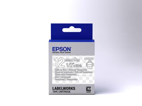 Epson LabelWorks LK-4TWN - merketape - 1 kassett(er) - Rull (1,2 cm x 2,9 m) (C53S654013)