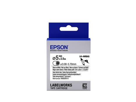 EPSON TAPE - LK4WBA5 HST BLK/ WHT D5/2,5 SUPL (C53S654904)