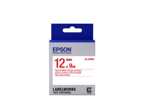 EPSON Label/ LK-4WRN Standard 12mm (C53S654011)