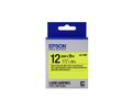 EPSON Label Cartridge Fluorescent LK-4YBF Black/Yellow 12mm (9m) NS