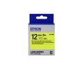 EPSON LABEL CARTRIDGE FLUORESCENT LK-4YBF BLACK/ YELLOW 12MM (9M) SUPL (C53S654010)