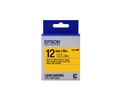 EPSON Label Cartridge Pastel LK-4YBP Black/ Yellow 12mm (9m) NS