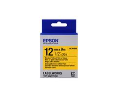 EPSON TAPE - LK-4YBW STRNG ADH BLK-/YELL 12/9 SUPL
