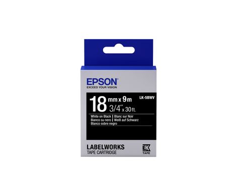 EPSON TAPE - LK5BWV VIVID WH/BLK S6 (C53S655014)