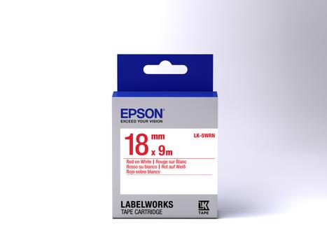 EPSON TAPE - LK-5WRN STD RED/WHT 1 . SUPL (C53S655007)
