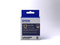 Epson LabelWorks LK-4HKK - båndtape - sateng - 1 kassett(er) - Rull (1,2 cm x 5 m) (C53S654002)